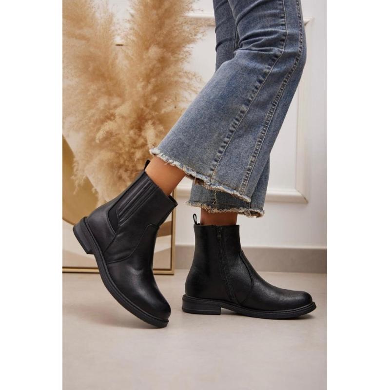 Anne Dame Støvler 6399   Black fra Shoes