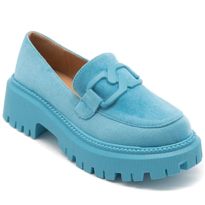 Asya Loafers 7911   Blue fra Shoes