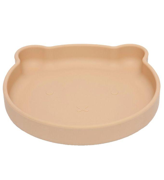 Tallerken M. Sugekop   Silikone   Bear   Honey fra Petit Monkey