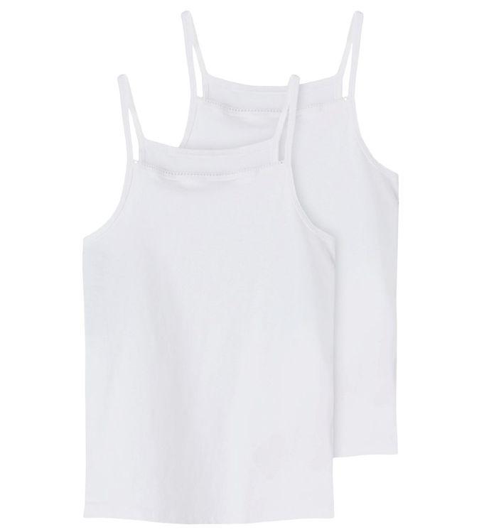 Undertrøje   Noos   Nkfstrap   2 Pak   Bright White fra Name It