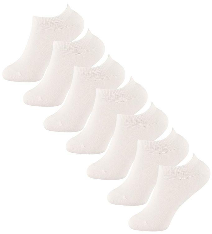 Ankelstrømper   Noos   Nknancle   7 Pak   Bright White fra Name It