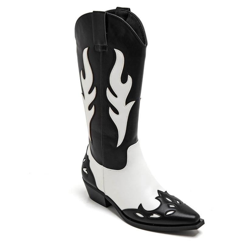 Abby Dame Cowboystøvle 9632a   Black fra Shoes