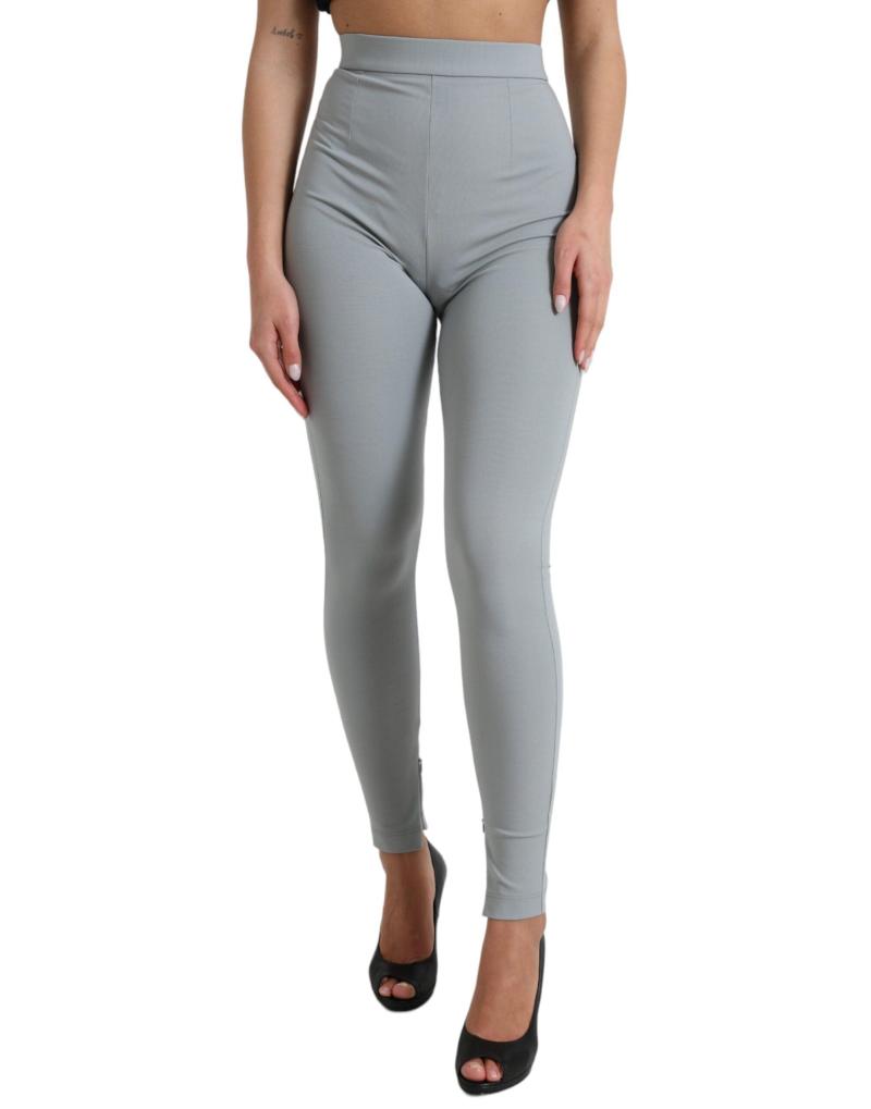 å Nylon Slim Trouser Bukser & Jeans fra Dolce & Gabbana hos Modeoutlet 8059579767403