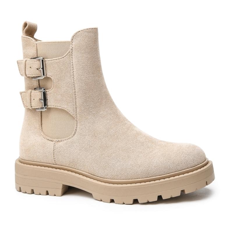 Tammi Dame Støvler 9158   Beige fra Shoes