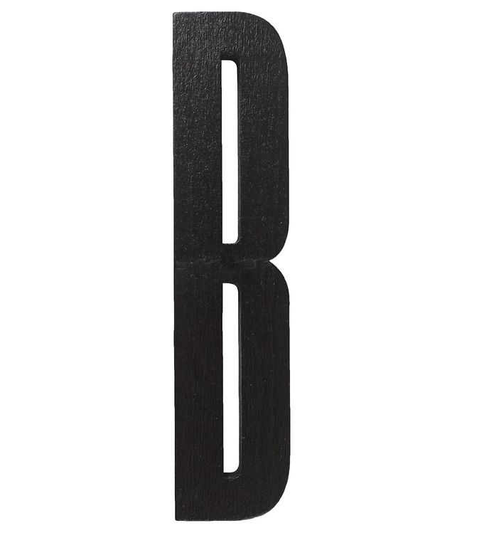 Træbogstaver   B   Sort fra Design Letters