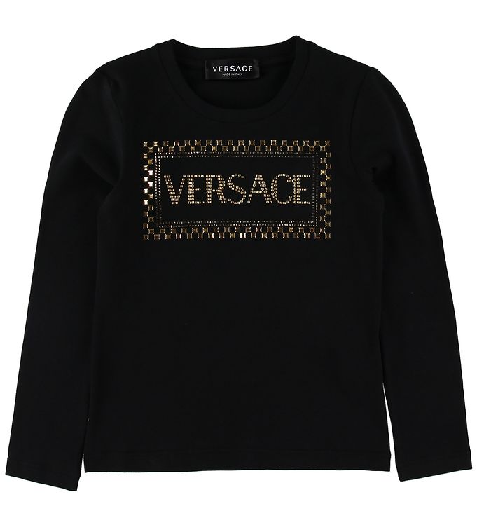 Bluse   Sort M. Nitter fra Versace