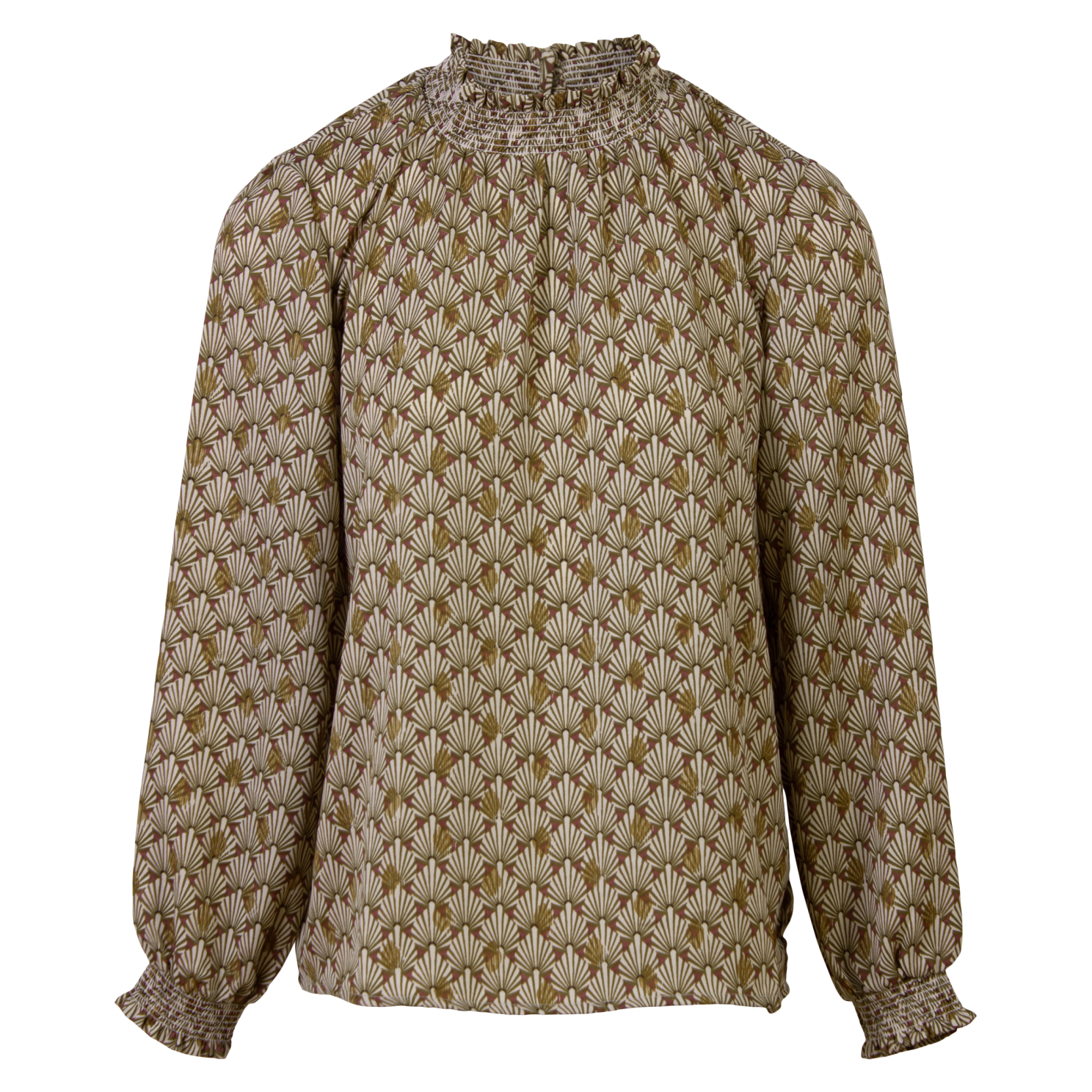 Dame Bluse  Brown fra Chacha hos dansk.dk 5714990144020