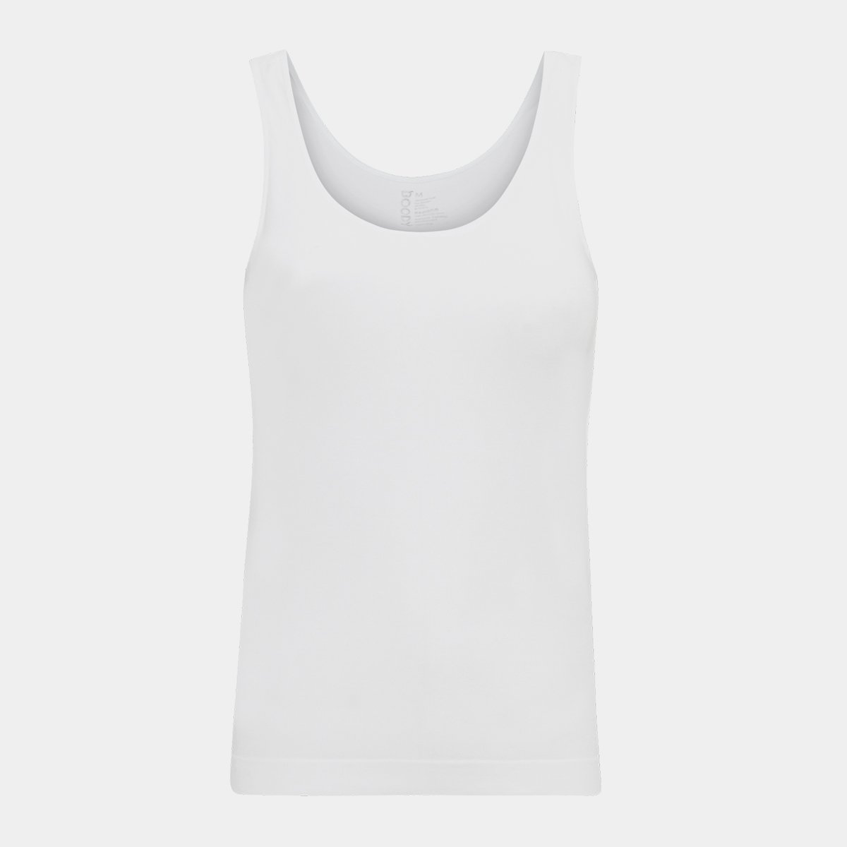 ækker Hvid Bambus Tank Top Bred Strop Fra , fra Boody hos Bambustøj.dk 9351383009151