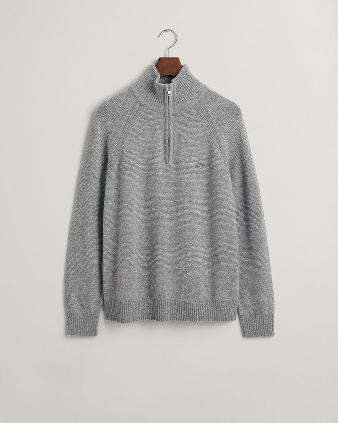 Bicolored Raglan H Zip fra Gant