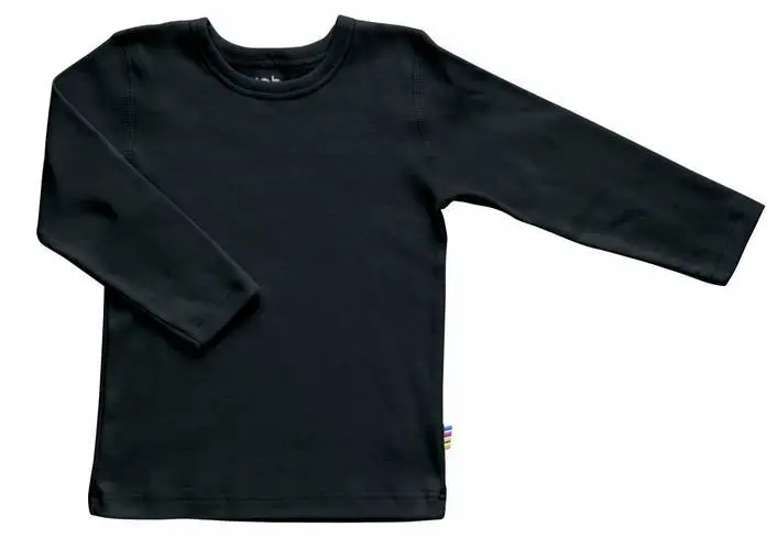 Babybluse I Sort Bomuld fra Joha