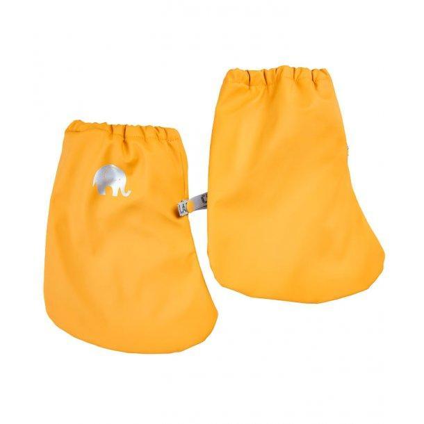 Baby Overtrækssko . Fleece  Mineral Yellow fra Celavi hos dansk.dk 5712672921976