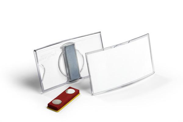 812319, Badge, Landskab, Akryl, Transparent, Side, 75 Mm fra Durable