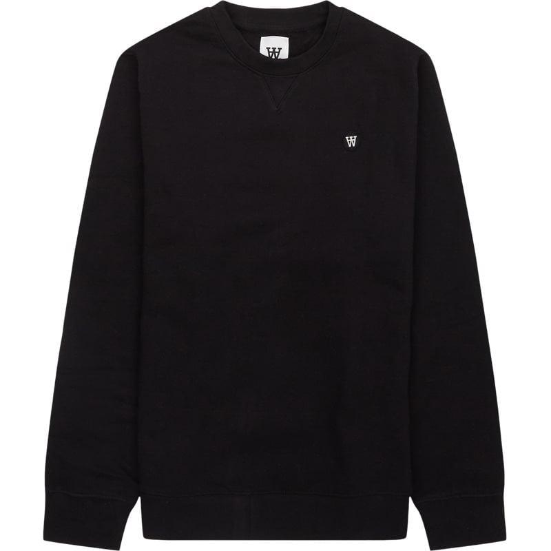 Tye Crew Sweatshirt Black fra Wood Wood