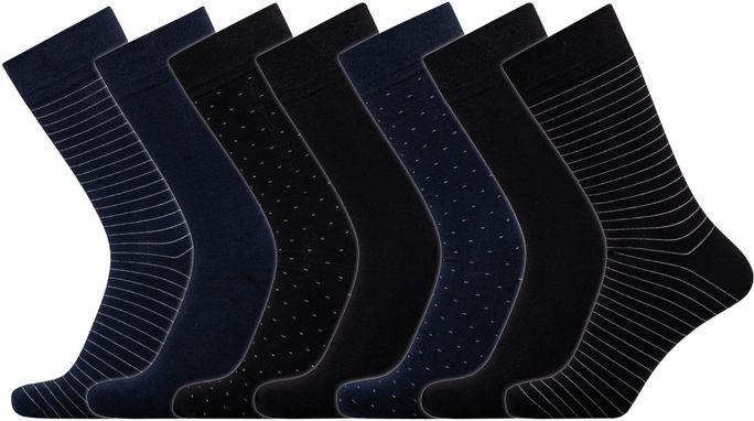 , Socks Bamboo 7 Pairs Box fra Jbs