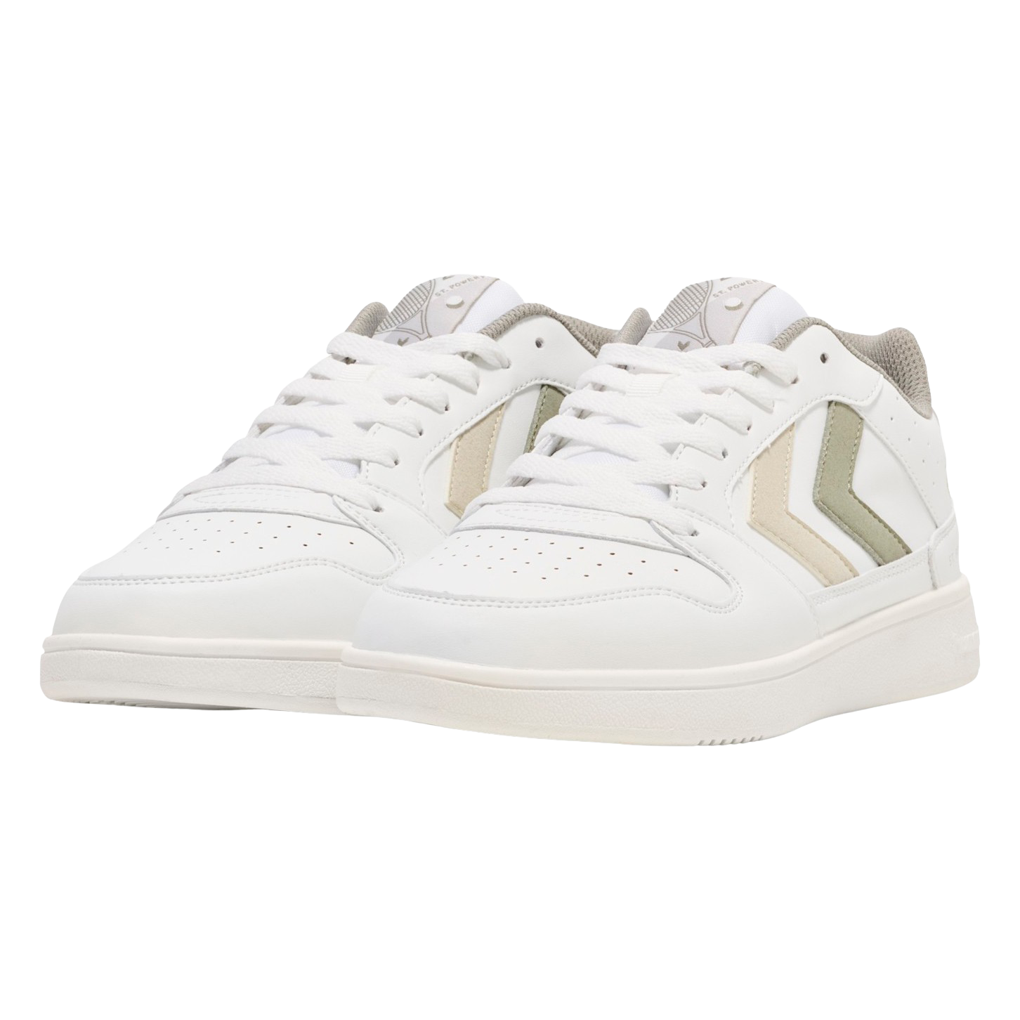 . Power Play Wmns Dame Sneakers  White Seagrass Bone White fra Hummel hos dansk.dk 5715454252732