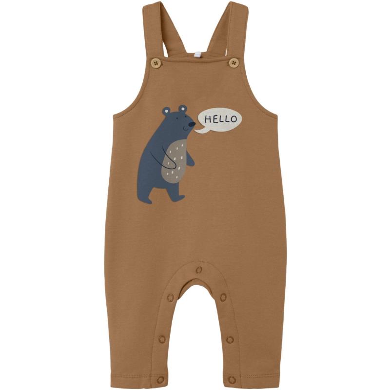 Almond Bear Vonne Sweat Overall   Str. 50 fra Name It