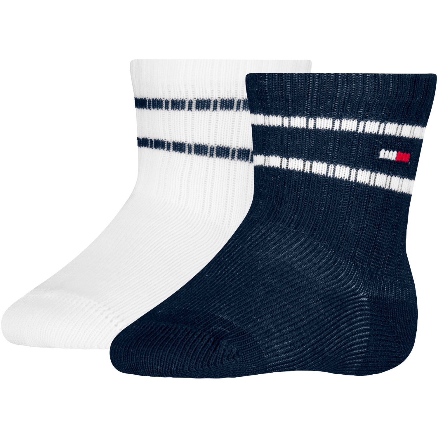 Tommy Original Baby Strømper 2 Pak Sport   Str. 19 22 fra Tommy Hilfiger