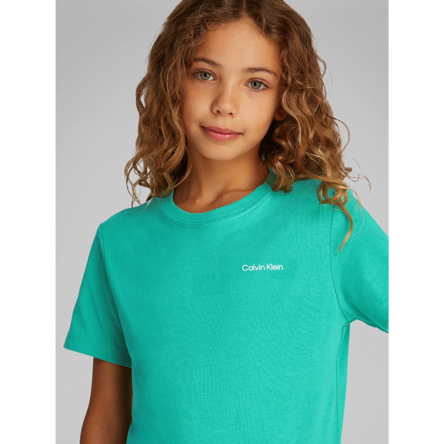 Bahama Green Chest Inst.logo Ss T Skjorte   Str. 10 år fra Calvin Klein
