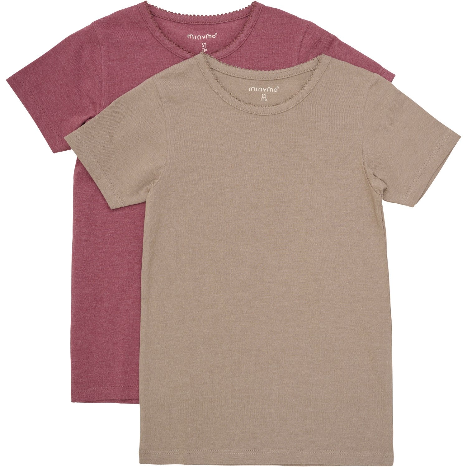 Apple Butter Basic 33 T Shirt 2 Pack   Str. 104 fra Minymo
