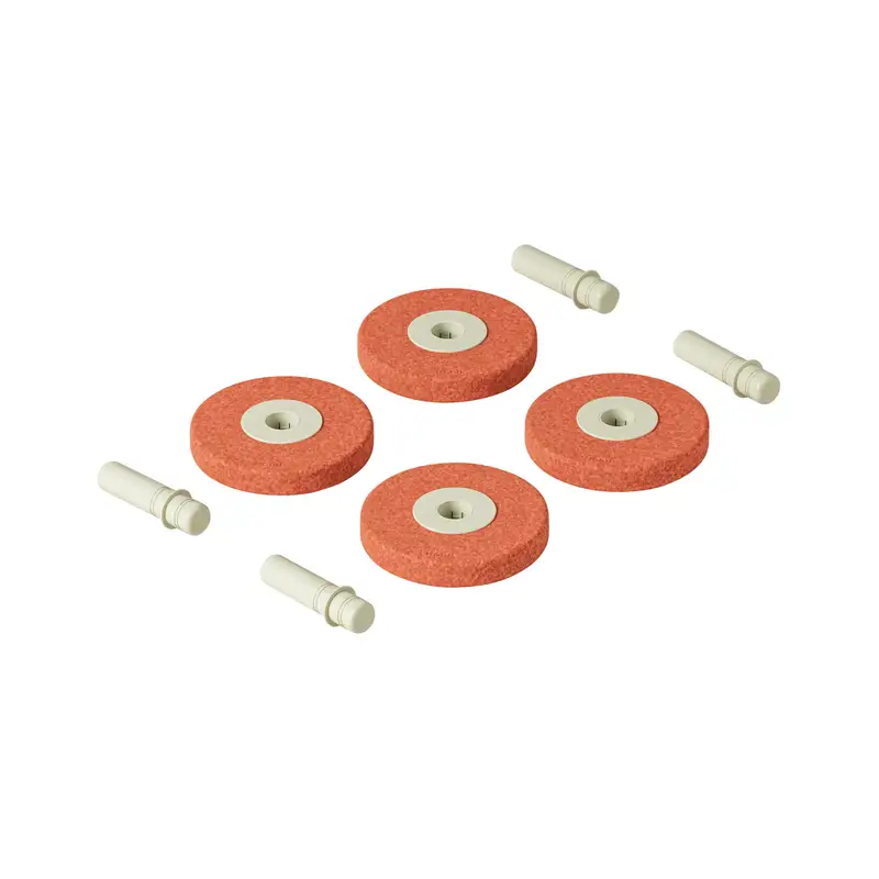 4 X Foam Wheels Burnt Orange   Dusty Green fra Modu