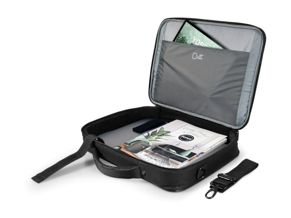 Port Courchevel Clamshell   Bæretaske Til Notebook   17.3"   Sort fra Port Designs