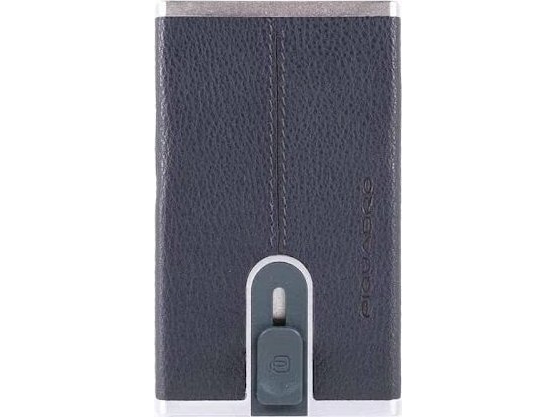 ,  , Læder, Kortholder, Firkantet Slip System, Pp4825b3r Blu4, Blå, Mænd Mænd fra Piquadro
