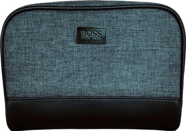 , Boss Bottled Tonikas, Toiletry, Gwp Textile Bag, Pilkas fra Hugo Boss