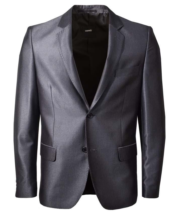 Evian Herre Blazer  Dark Grey fra Carnét hos dansk.dk 5712985036466