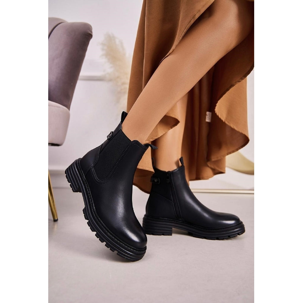 Amandine Dame Støvler 1047   Black fra Shoes