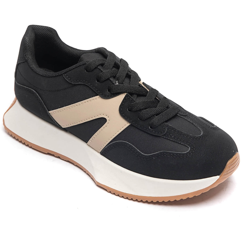 Annick Dame Sneakers 8917   Black fra Shoes