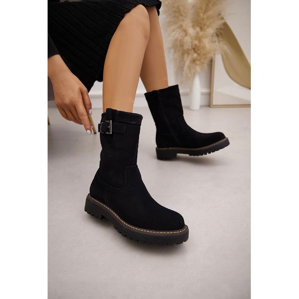 Antoinette Dame Støvler 8613   Black fra Shoes