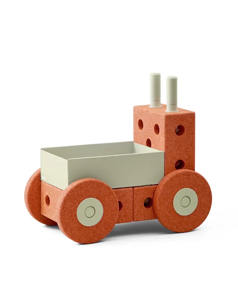 3 In 1 Baby Walker Burnt Orange   Dusty Green fra Modu