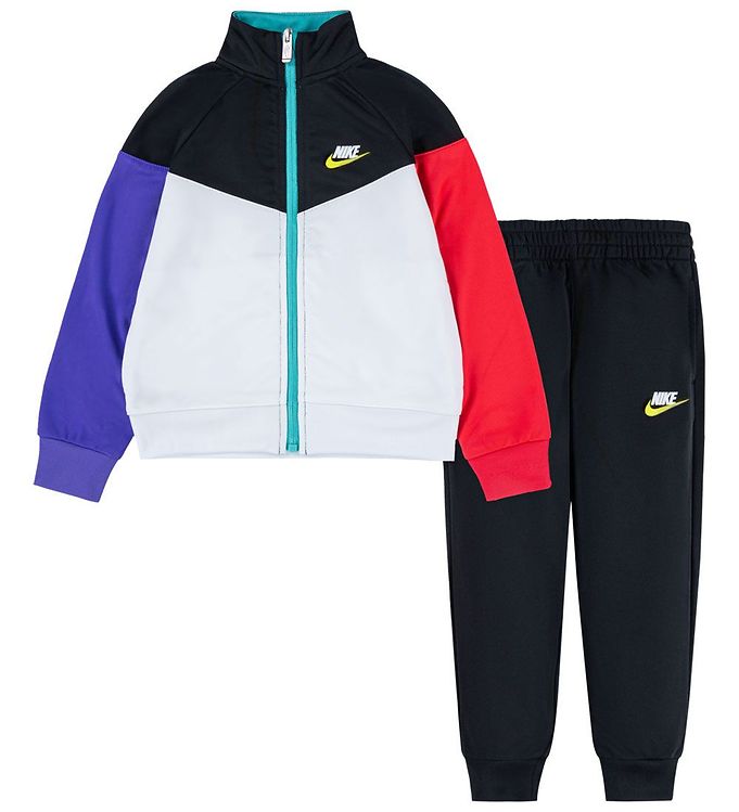 Træningssæt   Cardigan Bukser   Blocked   Sort Multifarvet fra Nike