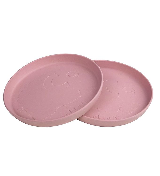 Tallerkener   Bioplast   2 Pak   Mums   Blossom Pink fra Sebra