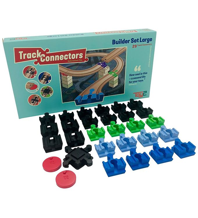 29 Stk.   Builder Set Large fra Toy2 Track Connectors