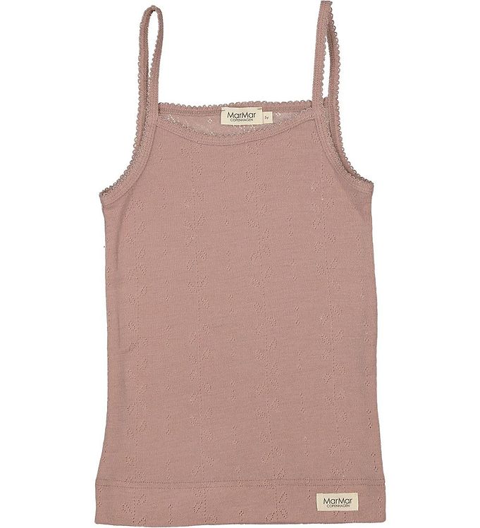 Undertrøje   Uld   Pointelle   Burnt Rose fra Marmar