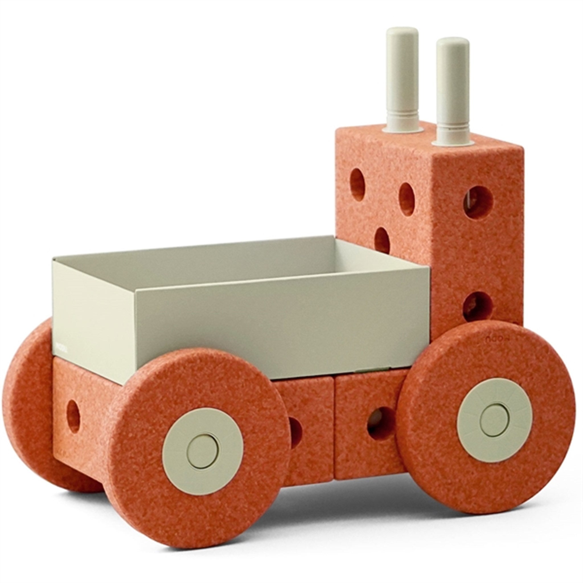 3 I 1 Baby Walker Burnt Orange Dusty Green fra Modu