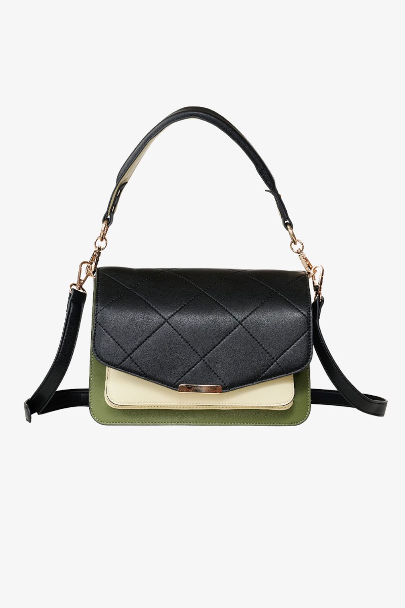 Taske  Blanca Multi Compartment Bag  Black Green Cream fra Noella hos Lykke by Lykke 5714694642174