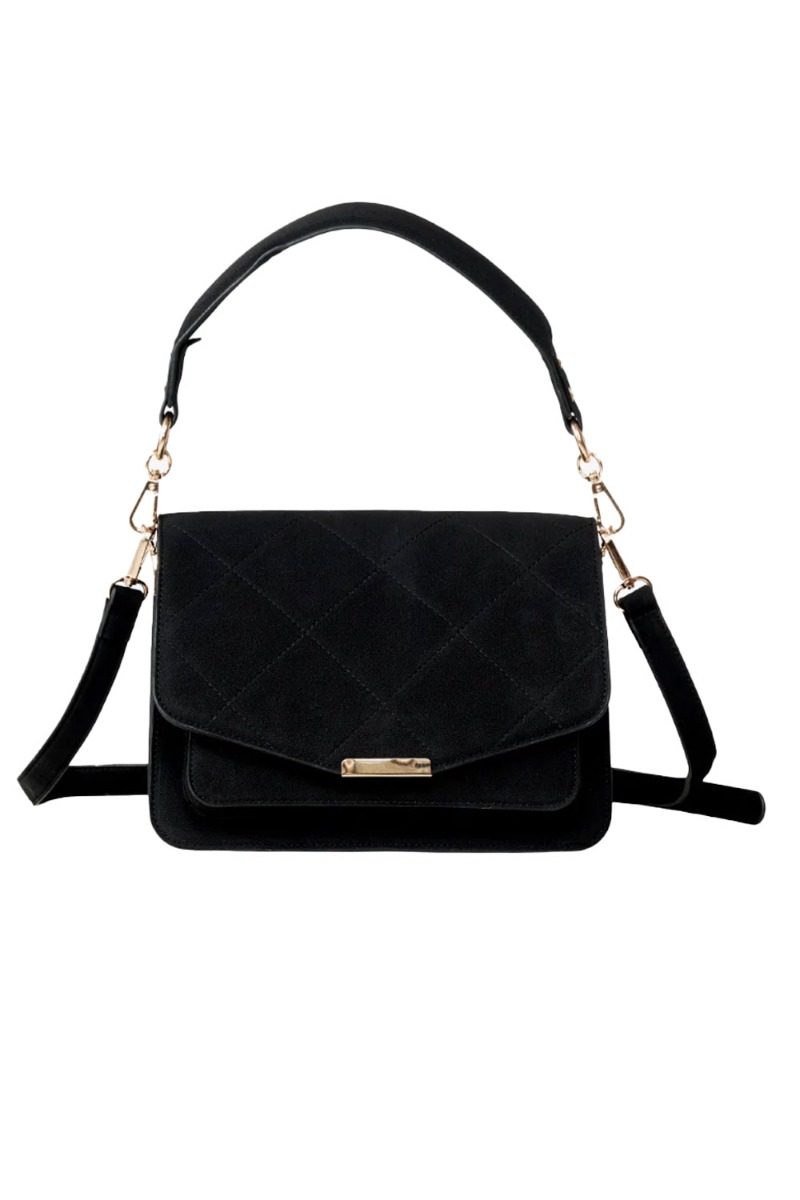 Taske  Blanca Multi Compartment Bag  Black Suede fra Noella hos Lykke by Lykke 5714694642259