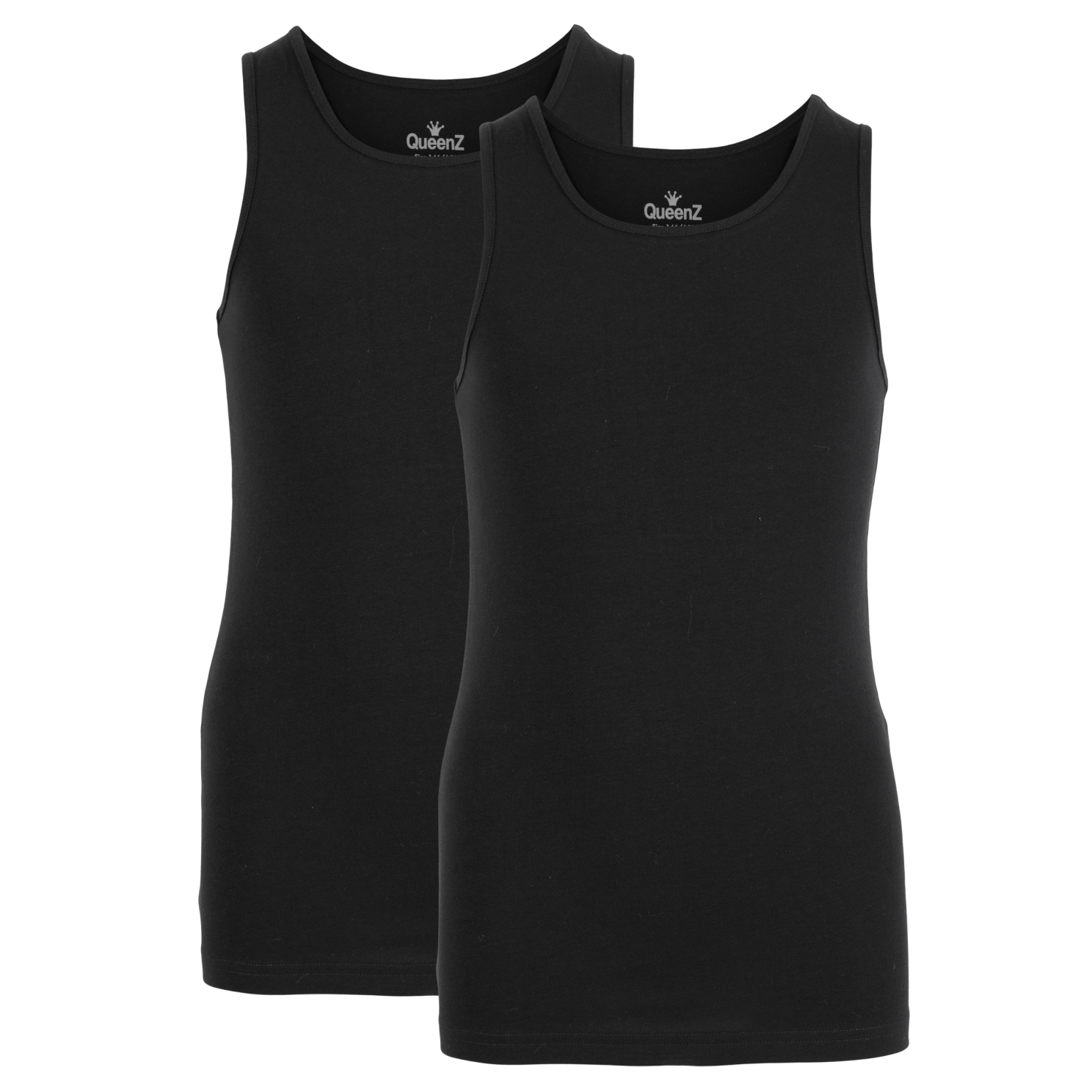 Uno Pige Undertrø  Black fra Queenz hos dansk.dk 5712985540413