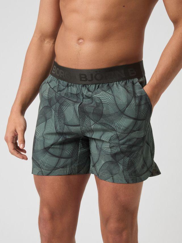 Ace Printed Short Shorts, Bb Big Grid 2 fra Björn Borg