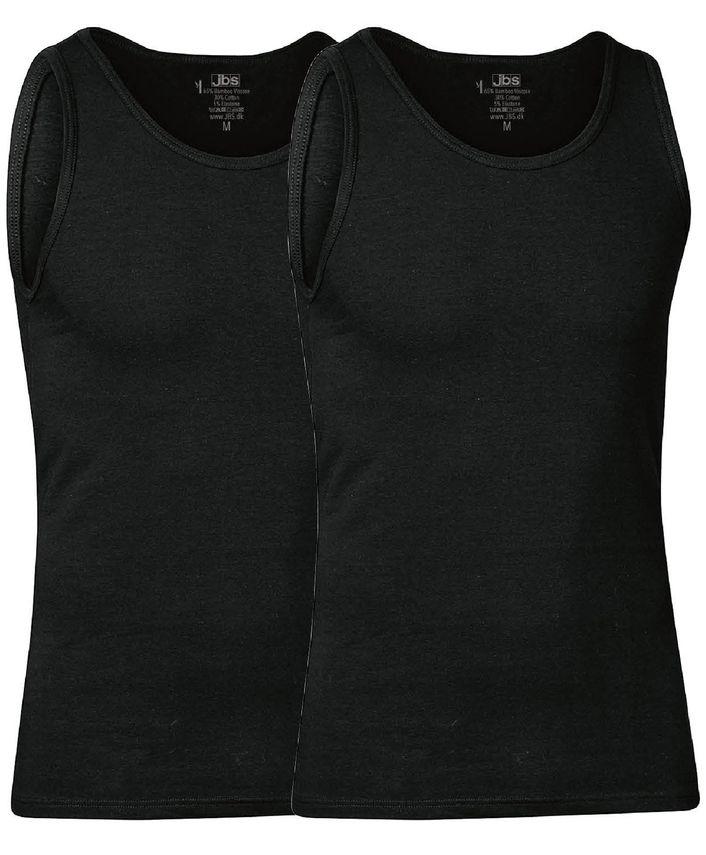 , 2 Pack Singlet Bamboo fra Jbs
