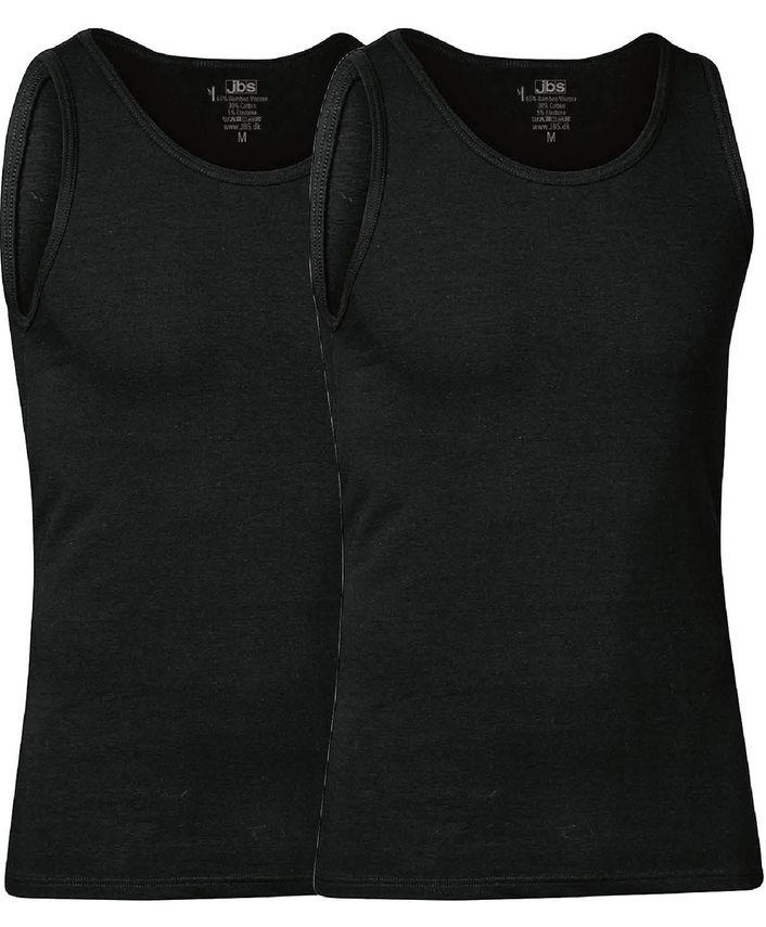 2 Pack Singlet Bamboo Org. fra Jbs