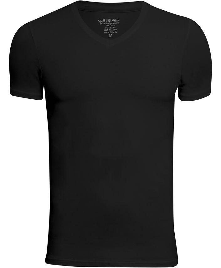 2 Pack V Neck Bamboo Org. fra Jbs