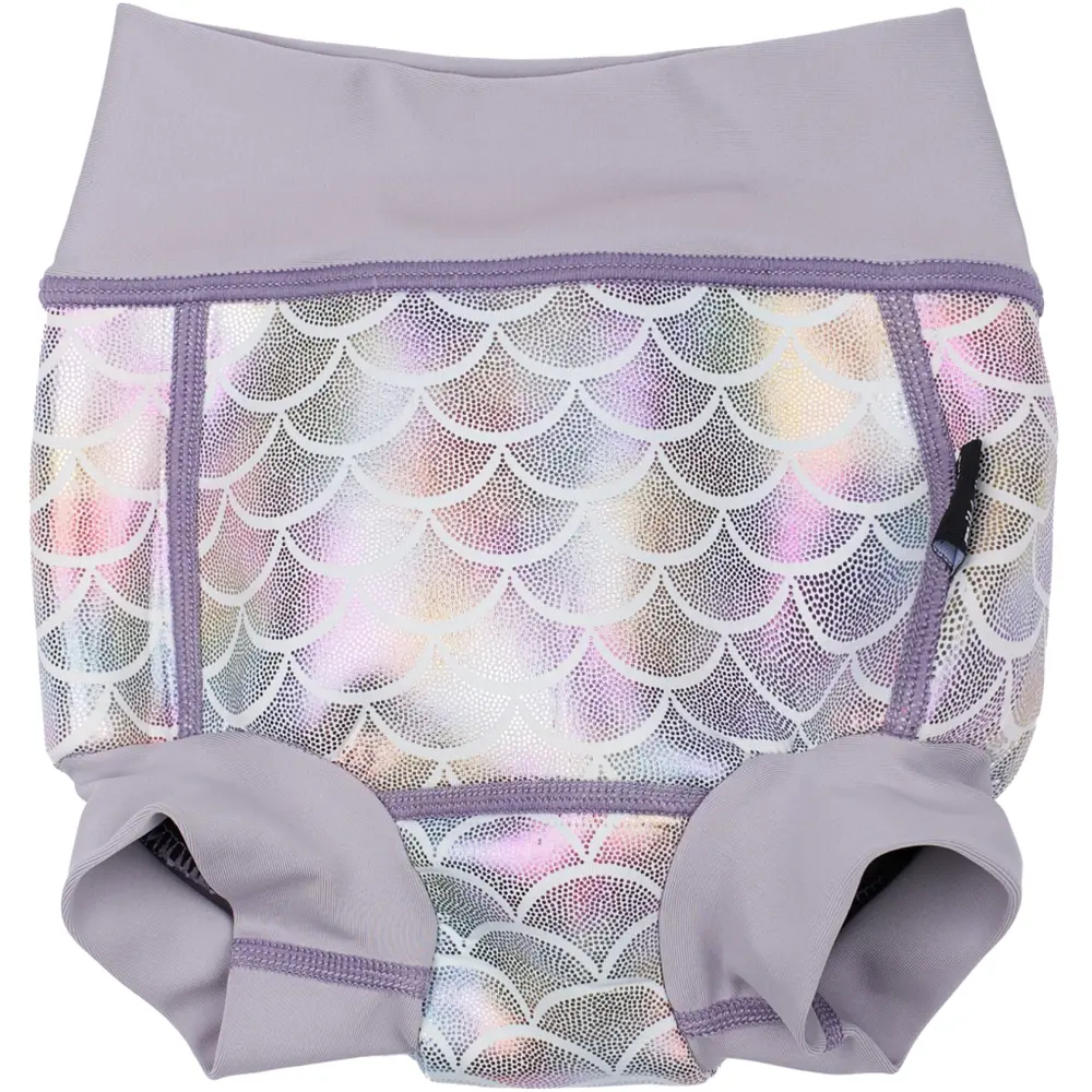 Baby Badebuks Flæse Recycled Aop   Lavender   3 4 år fra Mikk-line