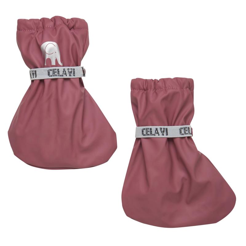 Baby Overtrækssko . Fleece  Rose Brown fra Celavi hos dansk.dk 5714625594213