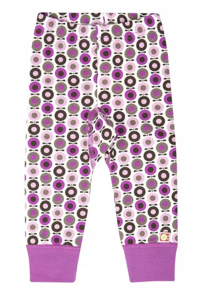 Baby Leggings Med Lilla Kant fra Katvig