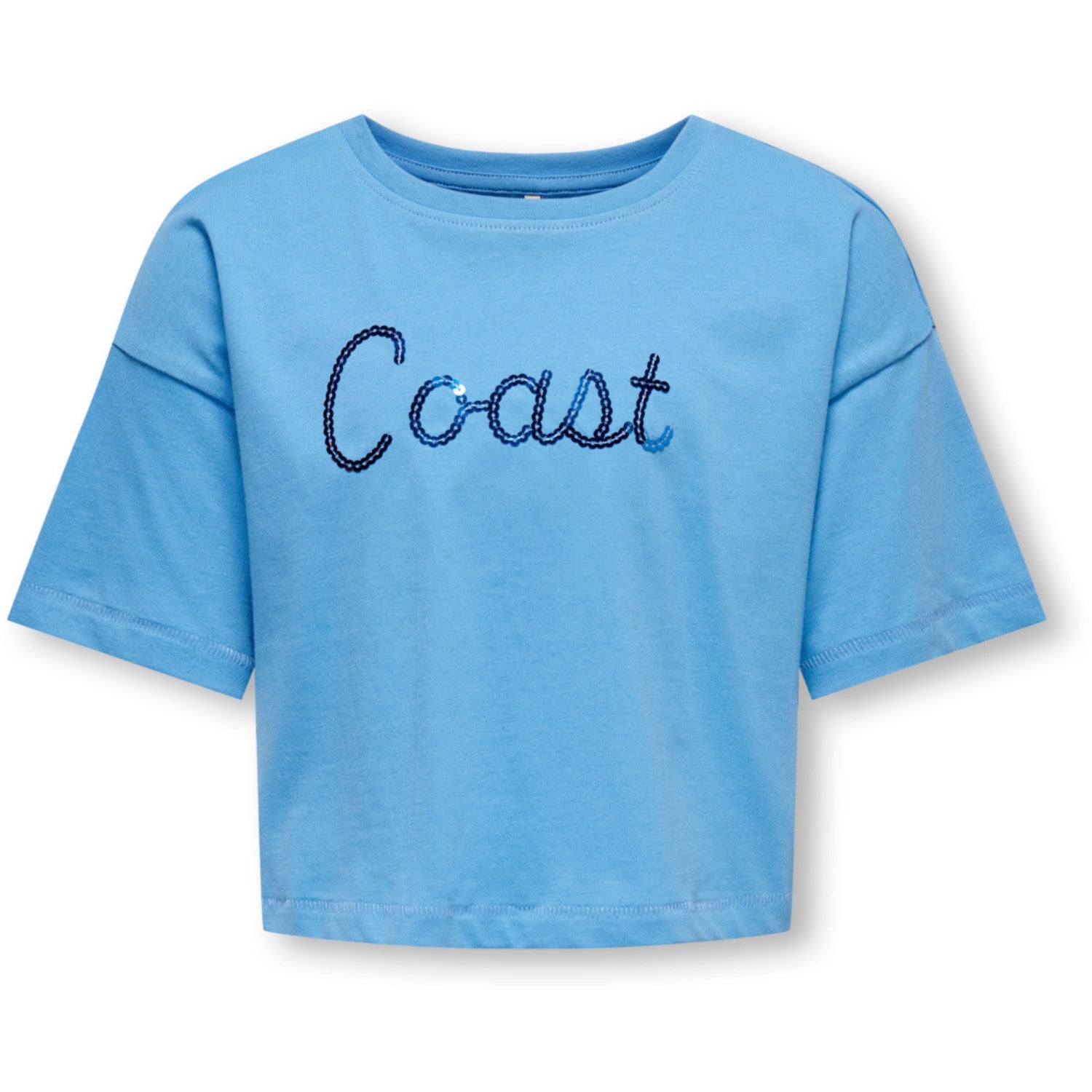 Azure Blue Coast Olivia Loose Sequins Top   Str. 158 164 fra Kids Only