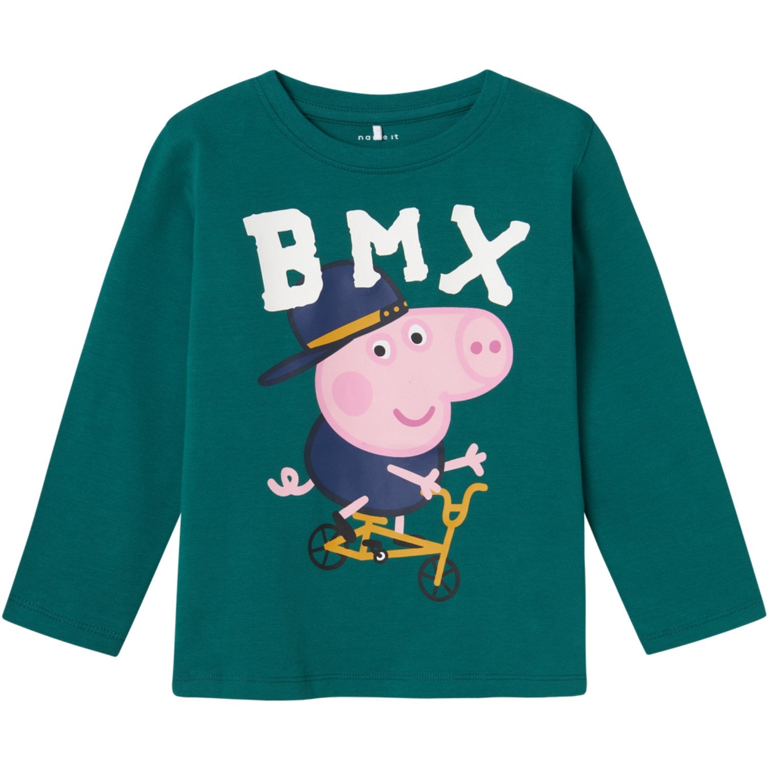 Antique Green Jonin Peppa Pig Bluse   Str. 110 fra Name It
