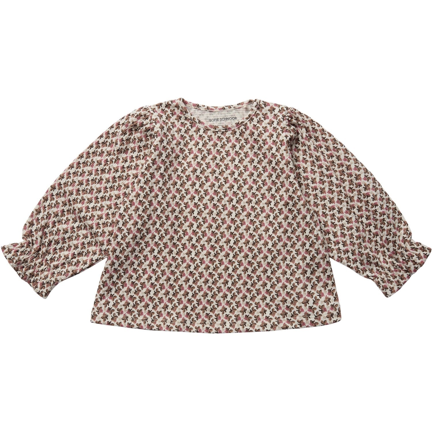 Aop Flower Bluse   Str. 74 fra Sofie Schnoor
